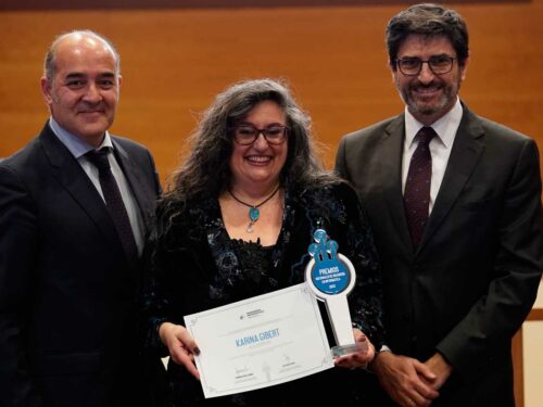 La professora Karina Gibert rep el Premi Nacional d'Enginyeria Informàtica 2022