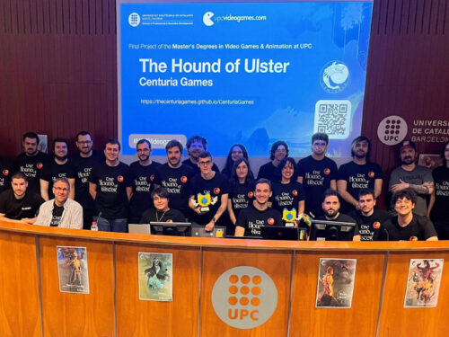 Presentació del joc The Hound of Ulster al Demo Day UPC Video Games